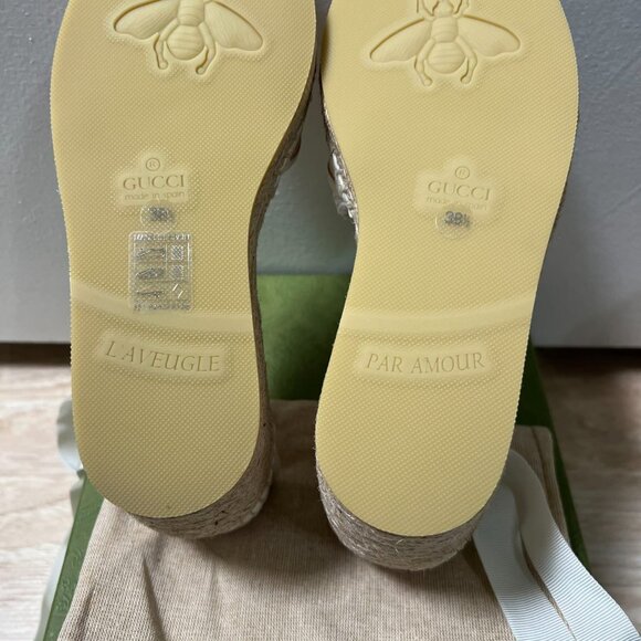 Gucci GG Espadrille Sandals WOMEN - Picture 2 of 9